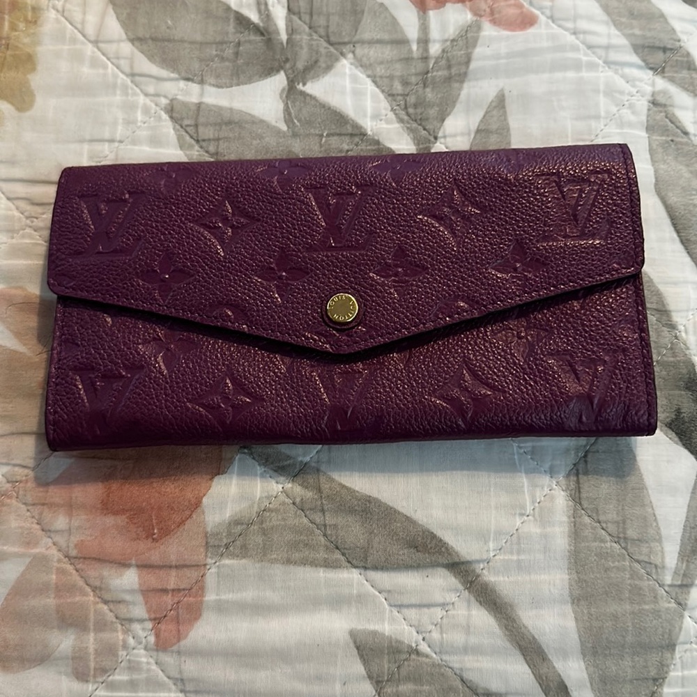 Louis Vuitton Purple Wallet